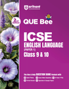 ICSE English Language (Paper I)  Class 9 & 10 Exam | Quick Theory, Exam Pattern Questions & Sample Papers | As per Latest ICSE Syllabus | Que Bee 2nd Edition