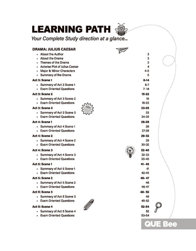 ICSE Literature in English (Paper 2))Class10 Exam | Quick Theory, Exam Pattern Questions & Sample Papers | As per Latest ICSE Syllabus | Que Bee 2nd Edition