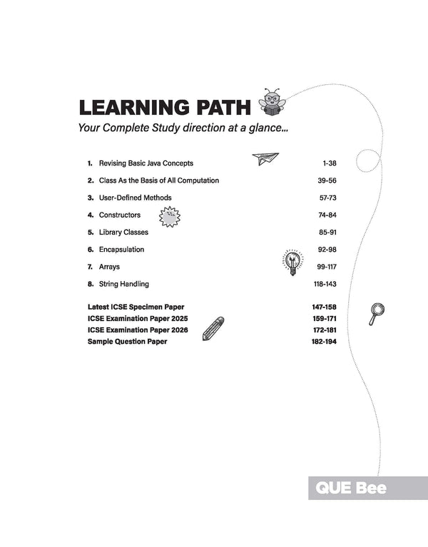 ICSE Computers Application Class  10 Exam | Quick Theory, Exam Pattern Questions & Sample Papers | As per Latest ICSE Syllabus | Que Bee 2nd Edition