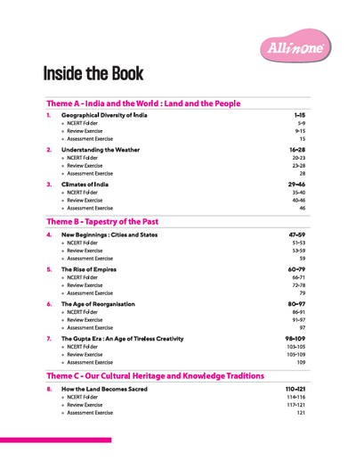 All in One Social Science Class 7 Exam 2025-26 | Sample Question Papers, in-text & Chapter Exercise& Clear & Concise Theory | Based on New NCERT