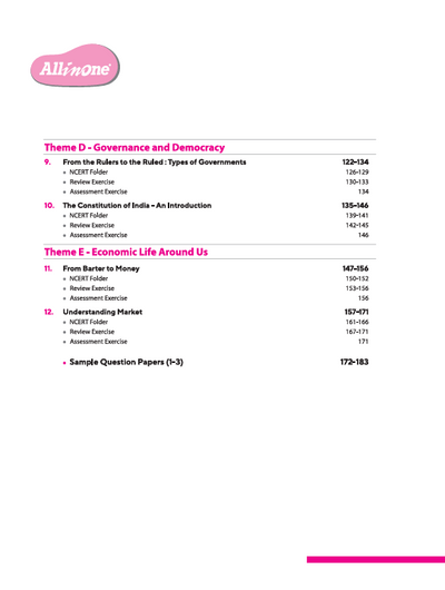 All in One Social Science Class 7 Exam 2025-26 | Sample Question Papers, in-text & Chapter Exercise& Clear & Concise Theory | Based on New NCERT