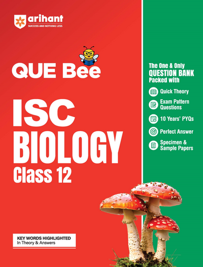 Combo of ISC QUE Bee Class 12th Exam 2026 | Biology, Physics, Chemistry, Maths, English Lit & Computer Sciecne | With Free ISC QUE Bee English Lang. (Paper-1) Class 11 & 12