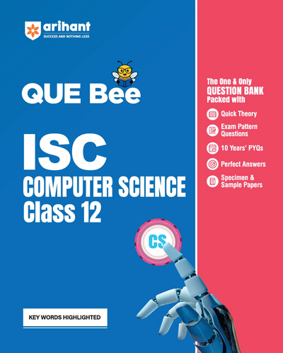Combo of ISC QUE Bee Class 12th Exam 2026 | Biology, Physics, Chemistry, Maths, English Lit & Computer Sciecne | With Free ISC QUE Bee English Lang. (Paper-1) Class 11 & 12