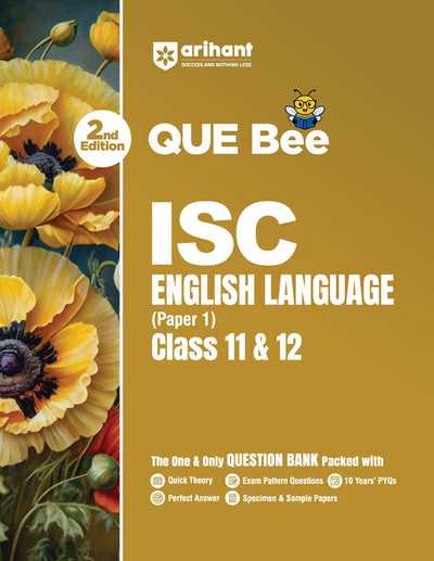 ISC English Language (Part 1)Class 11 & 12 Exam | Quick Theory, Exam Pattern Questions & Sample Papers | As per Latest ICSE Syllabus | Que Bee 2nd Edition