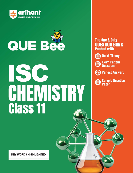 11th Isc Science Book Combo of ISC QUE Bee Class 11th Exam 2026 | Physics, Chemistry, Maths ...