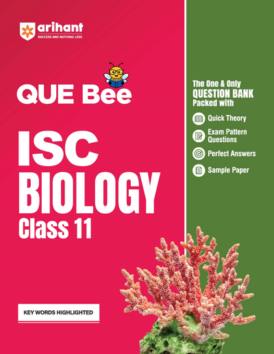Combo of ISC QUE Bee Class 11th Exam 2026 | Physics, Chemistry, Biology