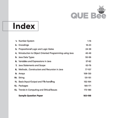 ISC QUE Bee Computer Science Class 11 Exam 2026 | Quick Theory, Exam Pattern Questions, Perfect Answer, Question Papers | Key Words Highlighted