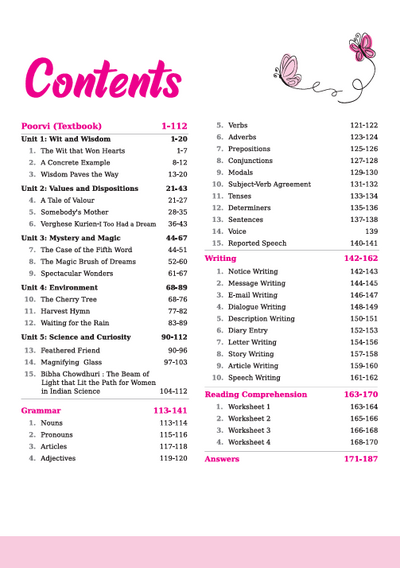 Poorvi English Workbook Class 8 | Based on New NCERT Released on April 2025