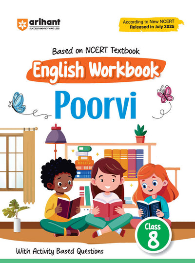 Poorvi English Workbook Class 8 | Based on New NCERT Released on April 2025 