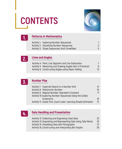 Lab Manual Mathematics CBSE Class 6 | NEP 2020 Edition | Colour Diagrams, DIY Activities & NCERT Experiments