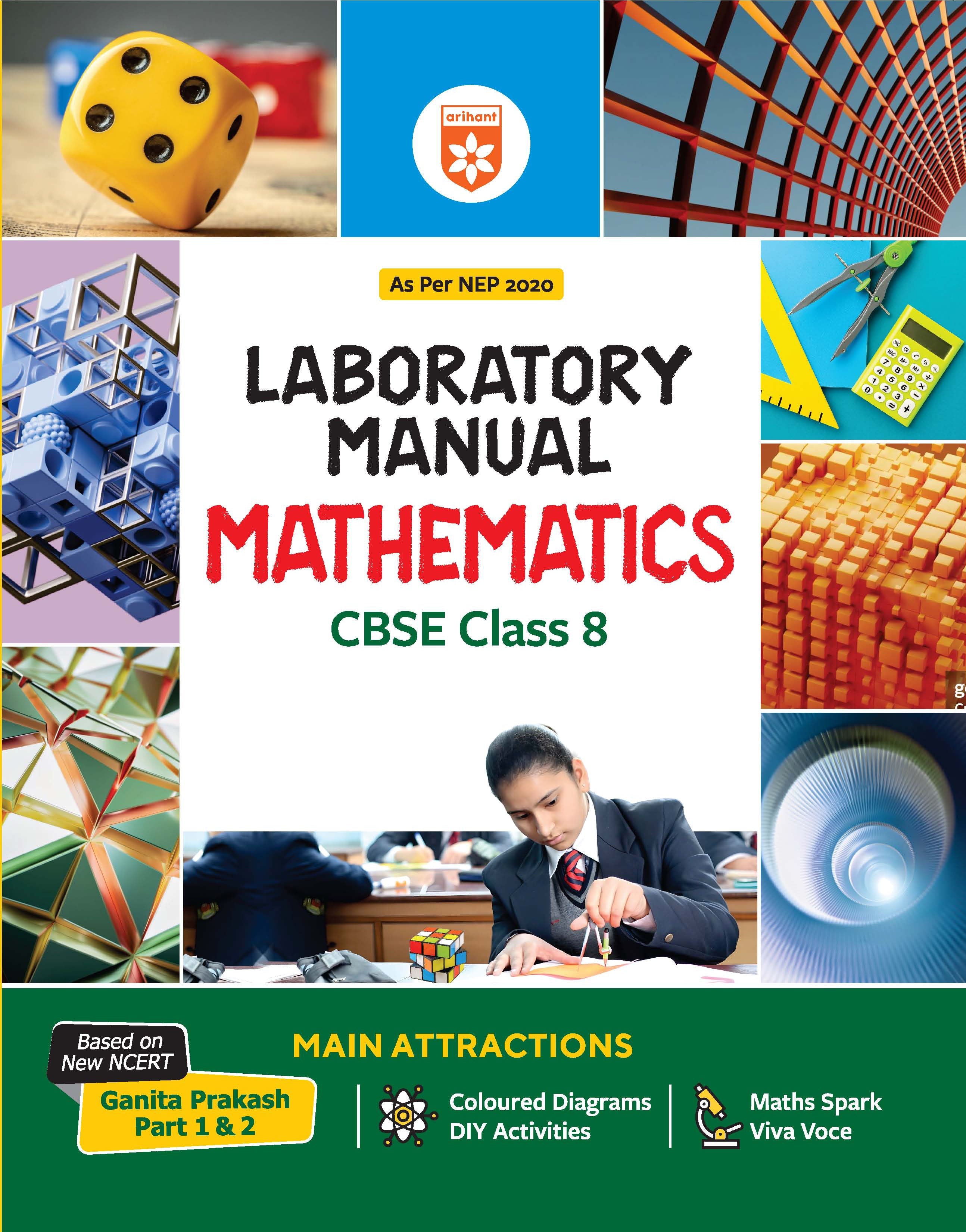 Lab Manual Mathematics CBSE Class 8 | Based on New NCERT Ganita Prakas ...