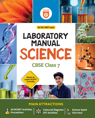 Lab Manual Science CBSE Class 7 | NEP 2020 Edition | Colour Diagrams, DIY Activities & NCERT Experiments