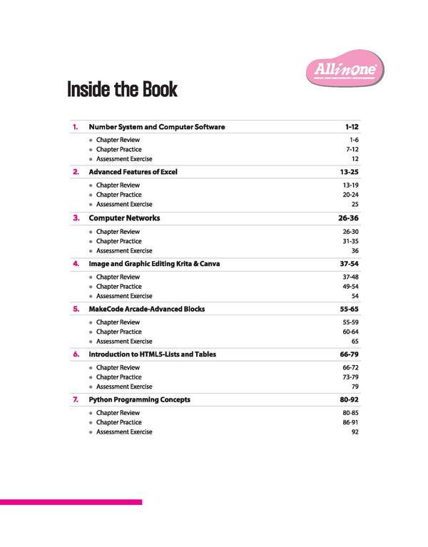 All in One Computer Applications for Class 7th | NEP 2020 Aligned | Complete Study Guide with Clear Theory, Chapter Exercises, Sample Papers | Mind Maps in Each Chapter | Competency-Based & Skill-Oriented Questions