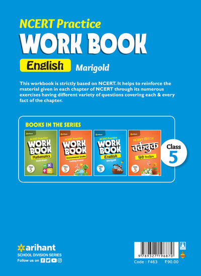 NCERT Practice Workbook English Marigold Class 5