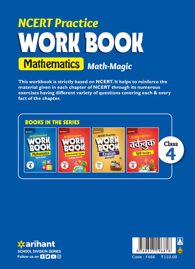 NCERT Practice Workbook Mathematics Math-Magic Class 4