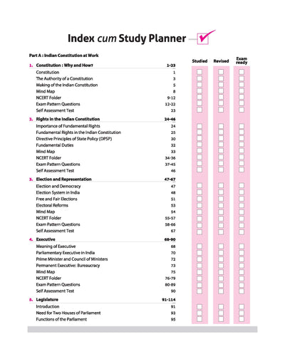 CBSE All in One Political Science Class 11 Exam 2025-26 | NCERT & Other Important Questions, Sample Question Papers | Including Mind Maps