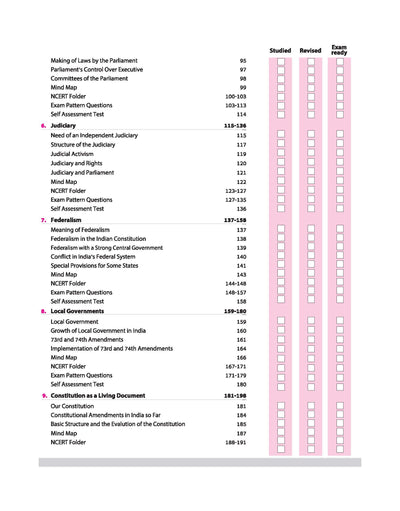 CBSE All in One Political Science Class 11 Exam 2025-26 | NCERT & Other Important Questions, Sample Question Papers | Including Mind Maps