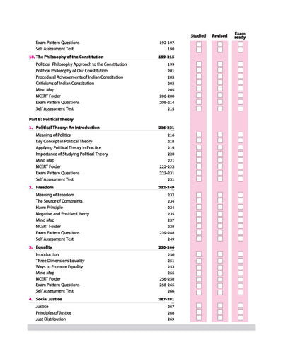 CBSE All in One Political Science Class 11 Exam 2025-26 | NCERT & Other Important Questions, Sample Question Papers | Including Mind Maps