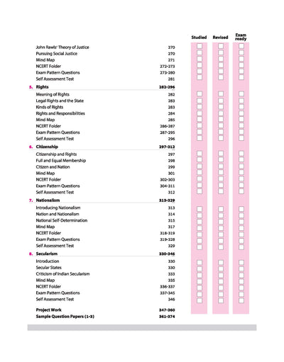 CBSE All in One Political Science Class 11 Exam 2025-26 | NCERT & Other Important Questions, Sample Question Papers | Including Mind Maps