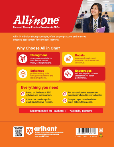 All in One Political Science Class 11 CBSE Book Cover