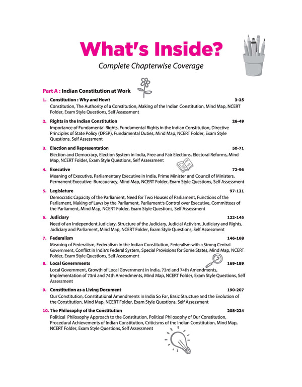 All in One Political Science Class 11 Table of Contents