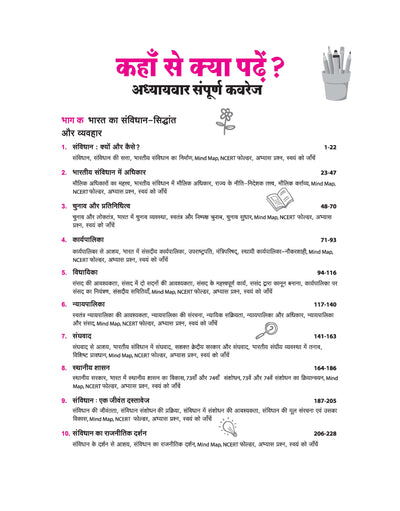 All in One Political Science (Rajneeti Vigyan) Class 11 for CBSE Exam 2026-27 | NCERT Based Complete Theory, Practice Exercises, CBQs, A-R, Sample Papers & Mind Maps | Revised Edition as per Latest Syllabus