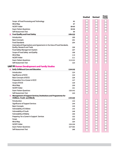 CBSE All in One Home Sience Class 12 Exam 2025-2026 | NCERT Ques. & Other Important Questions, Sample Question Papers | Including Mind Maps & Practical Work