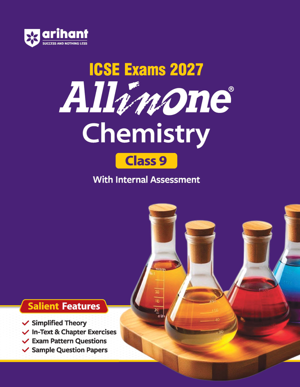 ICSE All in One Chemistry Class 9 Exam 2027 | Complete Study Guide with Internal Assessment | Theory, Chapter Exercises, Sample Papers & Exam Questions