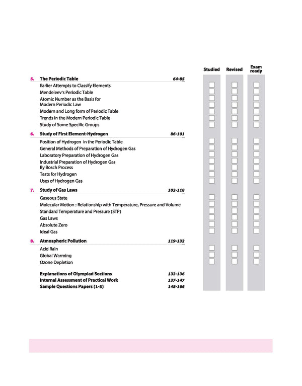 ICSE All in One Chemistry Class 9 Exam 2027 | Complete Study Guide with Internal Assessment | Theory, Chapter Exercises, Sample Papers & Exam Questions