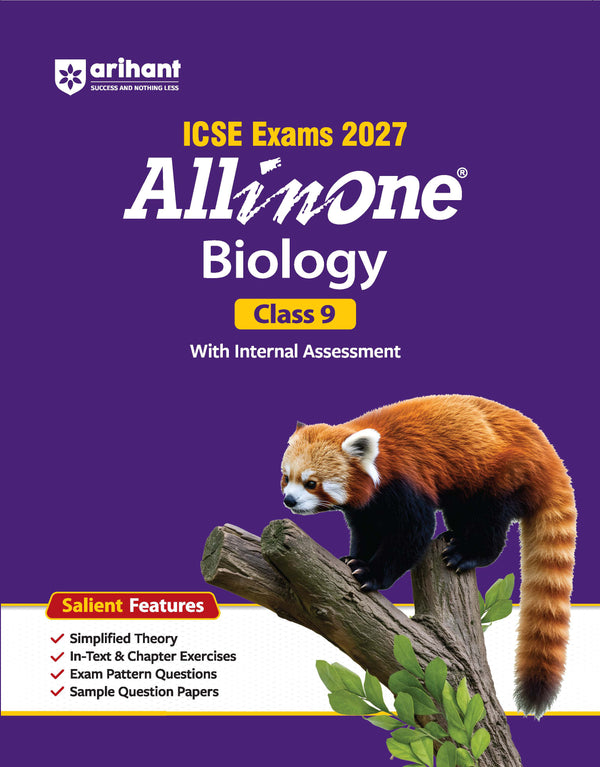 ICSE All in One Biology Class 9 Exam 2027 | Complete Study Guide with Internal Assessment | Theory, Chapter Exercises, Sample Papers & Exam Questions