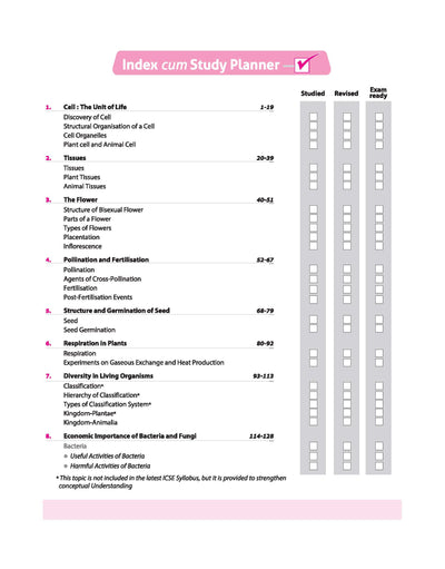 ICSE All in One Biology Class 9 Exam 2027 | Complete Study Guide with Internal Assessment | Theory, Chapter Exercises, Sample Papers & Exam Questions