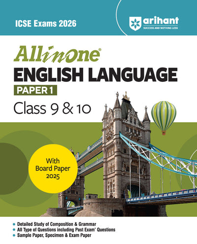 Combo of ICSE All in One Class 9 & 10th Exam 2026 | Physics, Chemistry, Mathematics, Biology, Hindi, English Lanuage (Paper-1), History & CIvics | With Free ICSE All in One Geography Class 9th