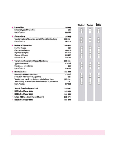 ICSE All in One English Language (Part -1) Class 9 & 10 Exam 2027 | Complete Study Guide with Internal Assessment | Theory, Chapter Exercises, Sample Papers & Exam Questions