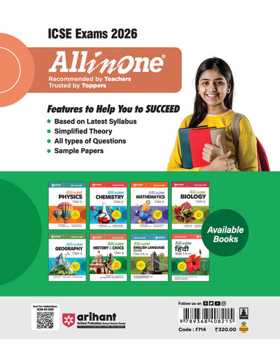 ICSE All in one History & Civics Class 9 Exam 2025-26 | Chapter Exercise, Exam Pattern &Sample Question Papers