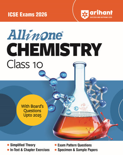 Combo of ICSE All in One Class 10th Exam 2026 | Physics, Chemistry, Mathematics & Biology | With Free Class 10th Mathematics I-Succeed Sample Paper