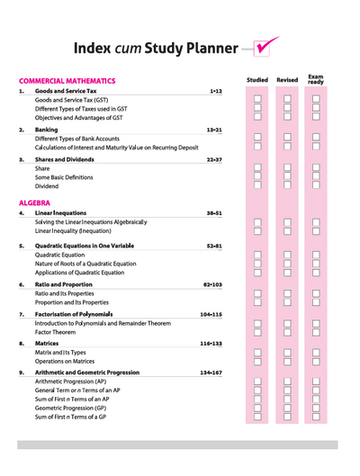 ICSE All in OneMathematics Class 10 Exam 2026 | With Board's Questions Upto 2025, Exam Pattern Questions, Topic & Chapter Exercises, Sample Question Papers