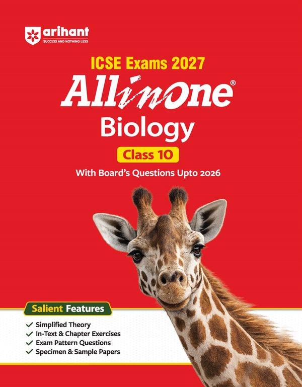 ICSE All in One Biology Class 10 Exam 2027 | Complete Study Guide with Internal Assessment | Theory, Chapter Exercises, Sample Papers & Exam Questions