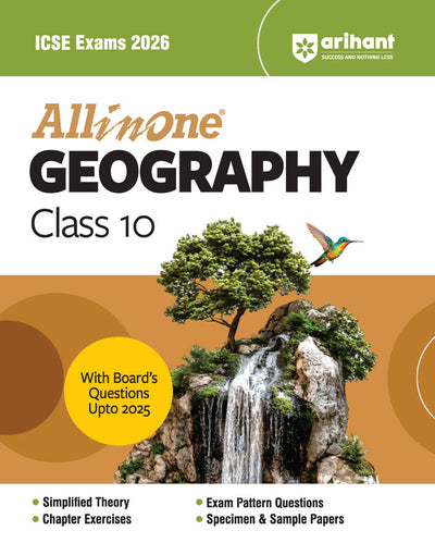 Combo of ICSE All in One Class 10th Exam 2026 | Physics, Chemistry, Mathematics, Biology, Hindi English Lang (Paper-1), History & Civics & Geography |With Free Chapterwise Solved Mathematics