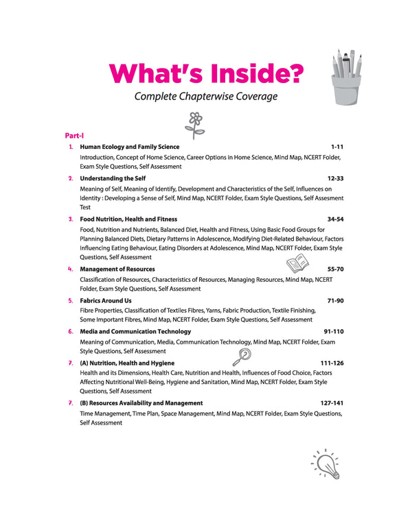 All in One Home Science Class 11 CBSE 2026-27 Table of Contents