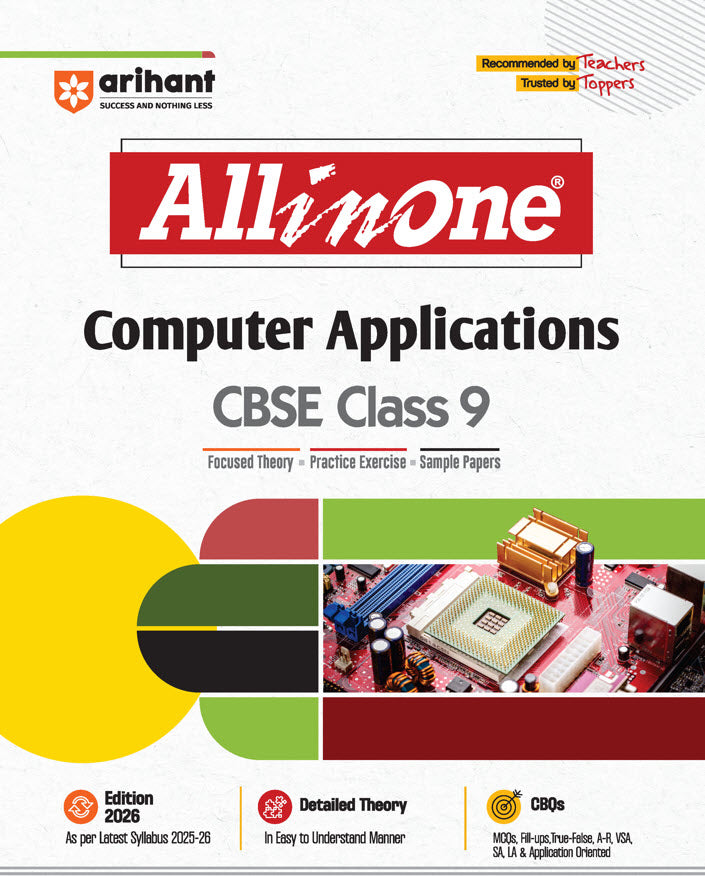 All In One cbse class 9 computer application book – arihantbooks
