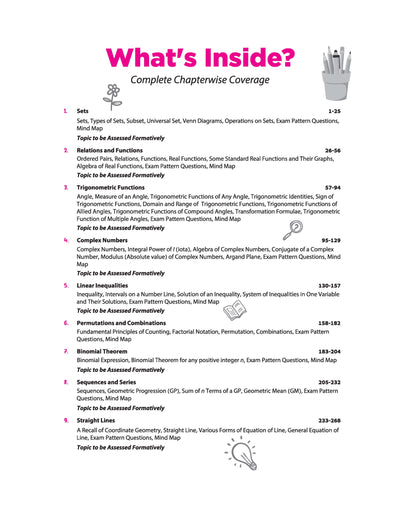 All in One Mathematics Class 11 Table of Contents