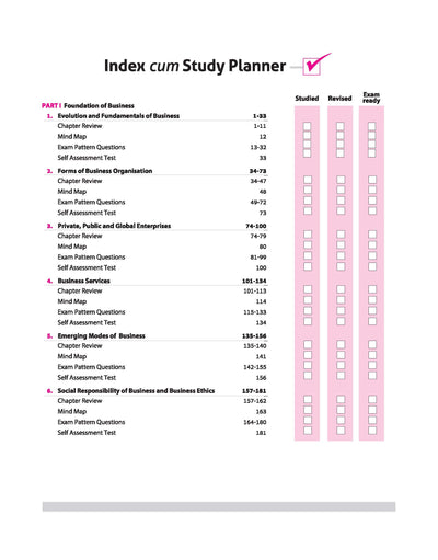 CBSE All in One Business Studies Class 11 Exam 2025-26 | Chapter Exercise, CBQs, MCQs, A-R, Case Based, Sample Question Papers | Including Mind Maps