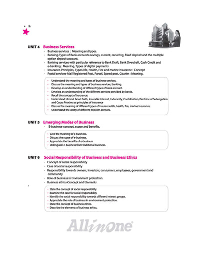 All in One Business StudiesClass 11 for CBSE Exam 2026-27 | NCERT Based Complete Theory, Practice Exercises, CBQs, A-R, Sample Papers & Mind Maps | Revised Edition as per Latest Syllabus