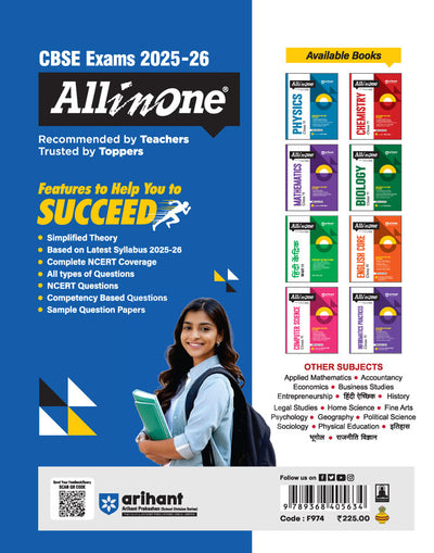 CBSE All in One Sociology Class 11 Exam 2025-26 | NCERT & Other Important Questions, Sample Question Papers | Including Project Work