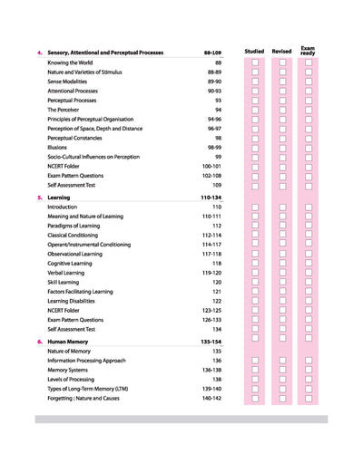 CBSE All in One Psychology Class 11 Exam 2025-26 | NCERT Questions & Other Important Questions, Sample Question Papers | Including Project Work