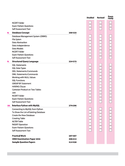 CBSE All in One Computer Science with Python Class 12th Exam 2025-26 | Sample Question Papers | Including Mind Map & Practical Work