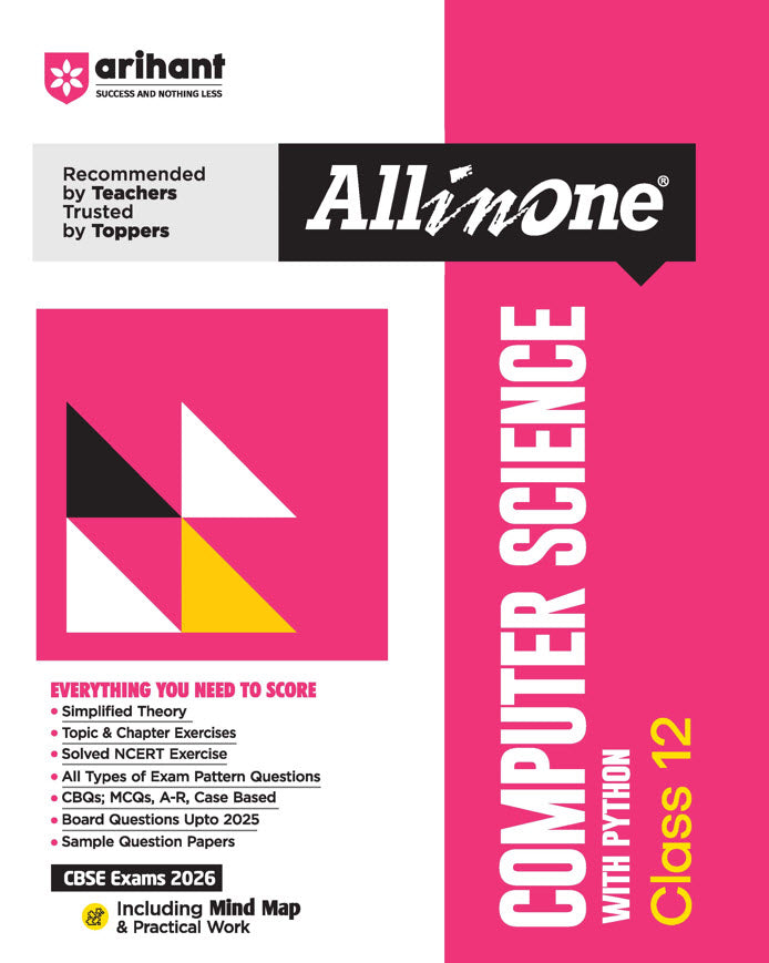 Buy best Class 12 Computer Science All-in-One CBSE Book | Exam 2026 ...
