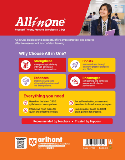 All in One Psychology Class 12 CBSE Book Cover