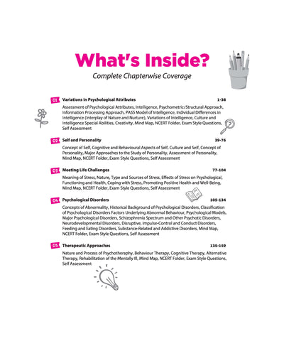 All in One Psychology Class 12 Table of Contents