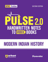 Combo of Pulse 2.0 Hand Written Notes Anicent & Medival India, Art & Culture & Modern Indian History | English Medium